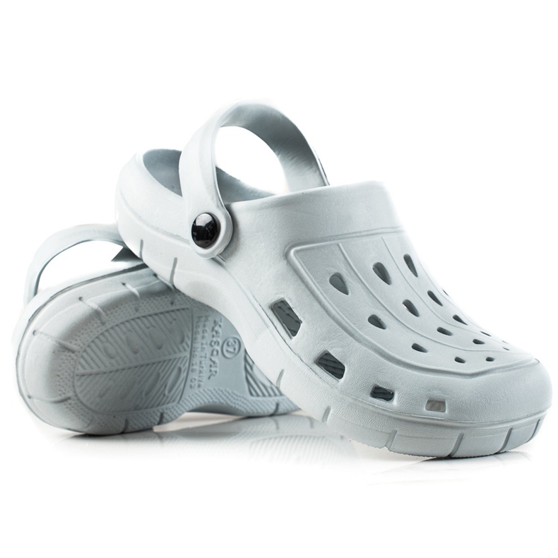 TRENDI Pantuflas Gris Claro