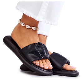 S.Barski Pantuflas Clásicas Mujer Negras Feline negro