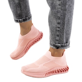 Las zapatillas rosas de Neda rosado