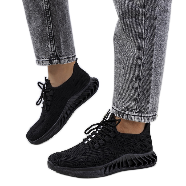 Witing zapatillas negras negro