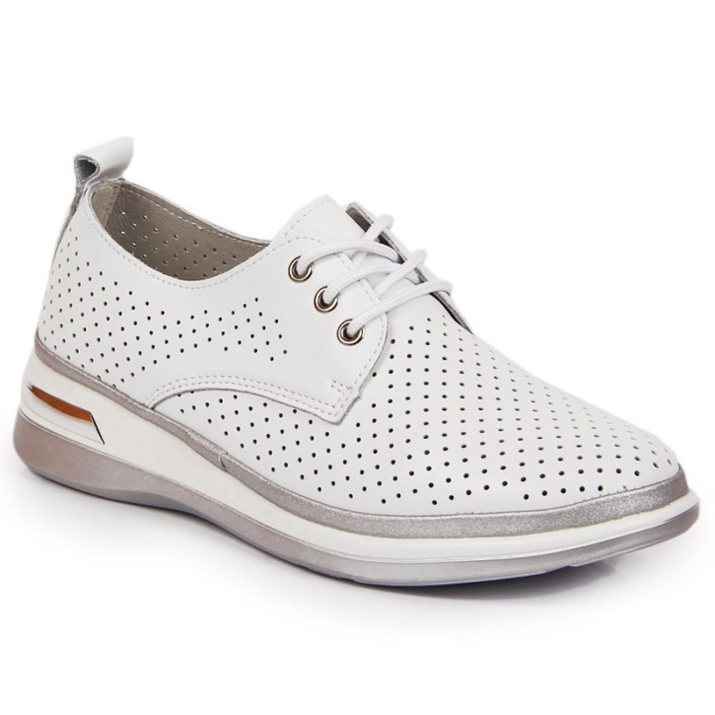 Zapatos piel calada T.Sokolski W SCA154 blanco
