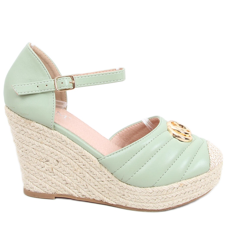 Sandalias cuña Aika Verde