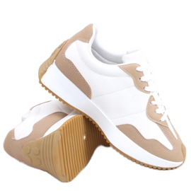 Deportivas Adem Khaki beige blanco