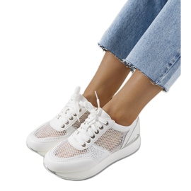 Zapatillas blancas de malla de Ilkay. blanco Zapatillas blancas de malla de Ilkay. blanco