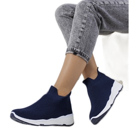 Zapatillas tobilleras Roes azul marino