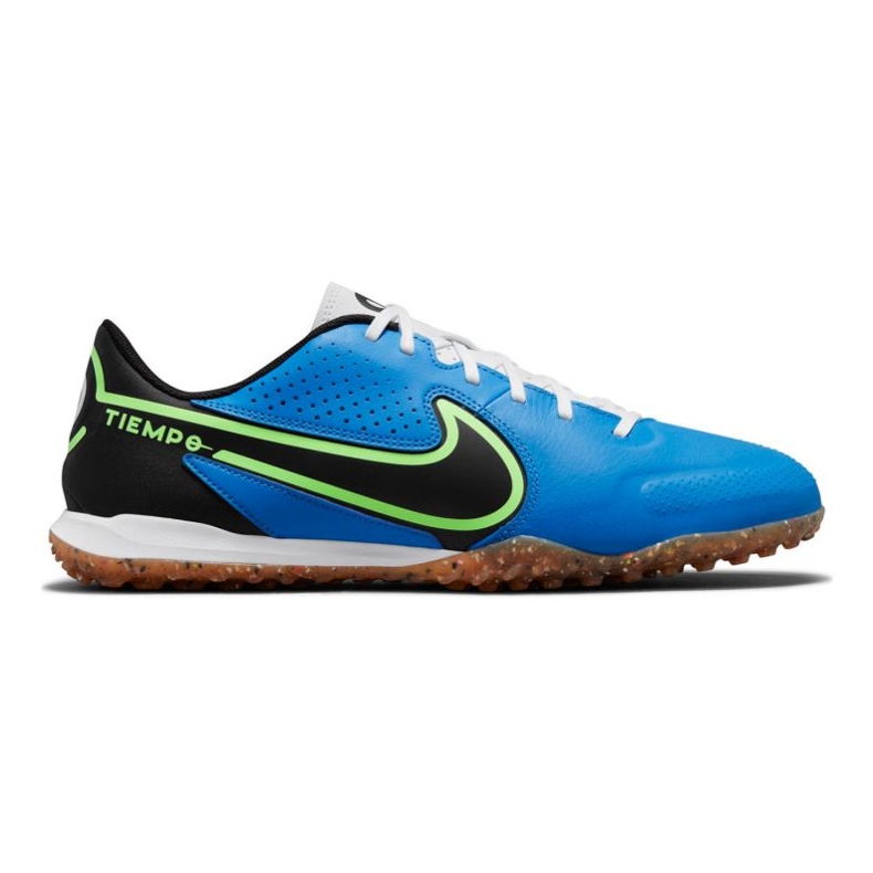 Nike Tiempo Legend 9 Academy Tf M DA1191-403 zapatos de fútbol azul