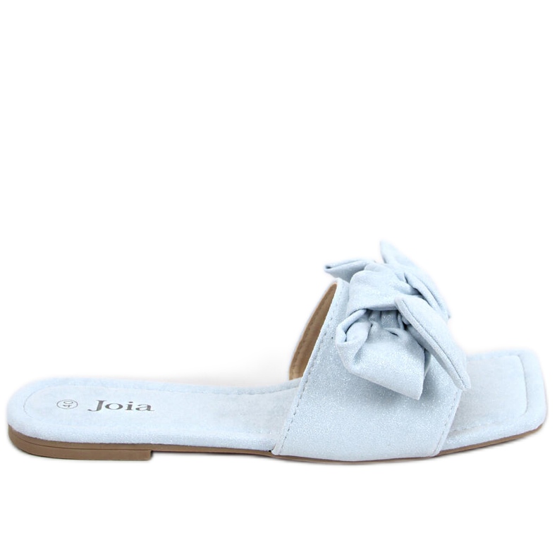 Chanclas Nisha con suela cuadrada azul