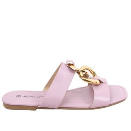 Pantuflas con cadena Saud Purple rosa