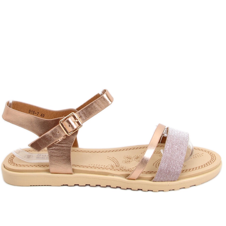 Sandalias mujer Tenda Champagne rosado