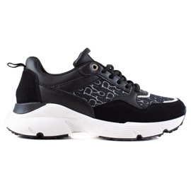 Renda Zapatillas con estilo negro