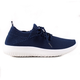 TRENDI Zapatillas deportivas ligeras azul marino azul