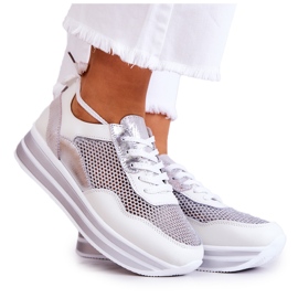 S.Barski Zapatillas Deportivas Mujer Blanco-Plata Bourne S.Barski Zapatillas Deportivas Mujer Blanco-Plata Bourne