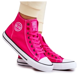 Zapatillas Altas de Mujer Big Star JJ274210 Fucsia rosa