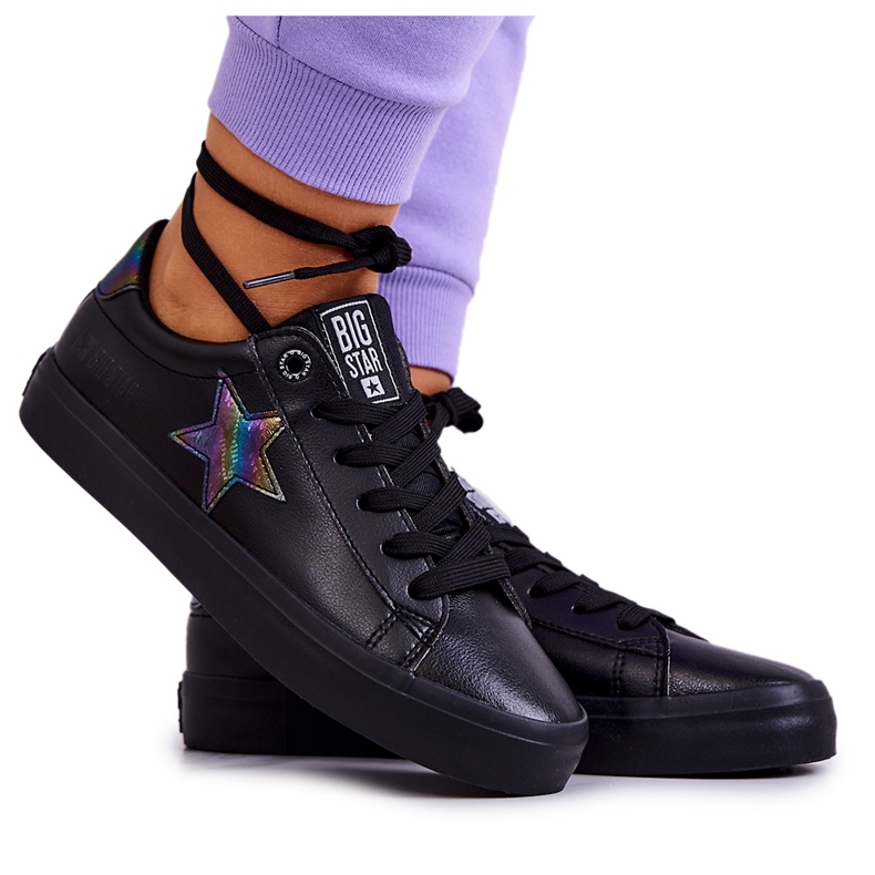 Deportivas de Piel Star Big Star JJ274243 Negro
