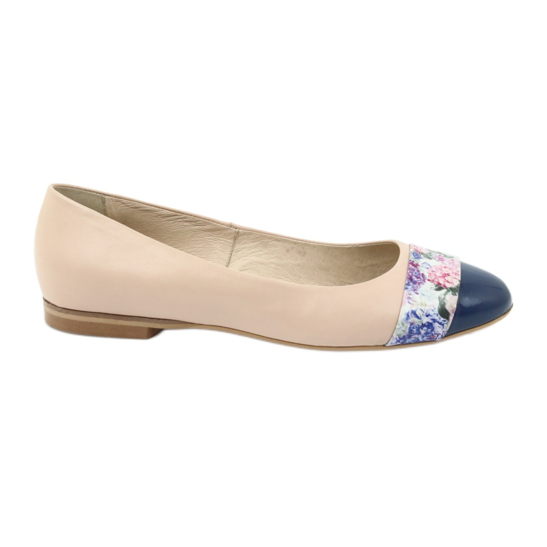 Bailarinas para mujer flores Edeo 1905 beige marrón azul multicolor rojo
