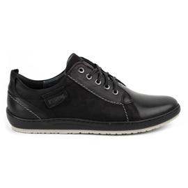 Kampol Zapatos casual hombre piel 61KAM negro