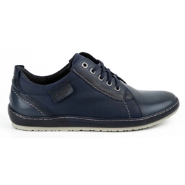 Kampol Zapatos casual hombre piel 61KAM azul marino