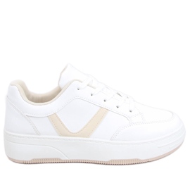 Deportivas Ikke Beige blanco