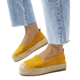 Alpargatas de mujer Rhianne mostaza amarillo