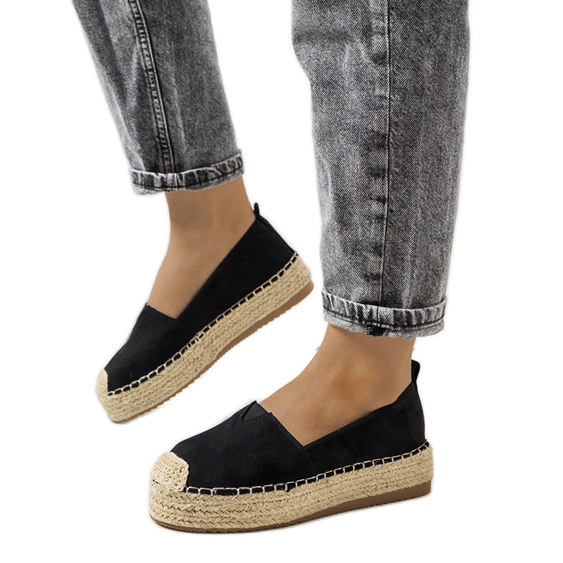 Alpargatas de mujer negras de Rhianne negro