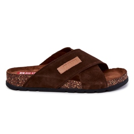 Pantuflas Hombre Cómodas Big Star JJ176006 Marrón