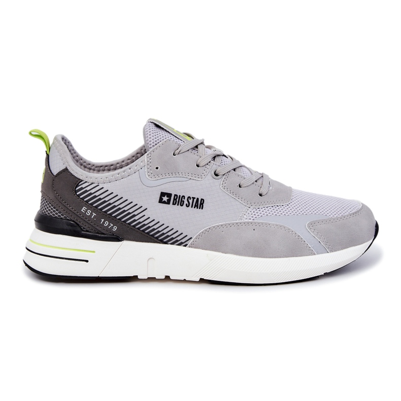 Deportivas Hombre Memory Foam Big Star JJ174291 Gris