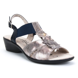 Sandalias Filippo DS062/18 Co Cobre azul marino multicolor