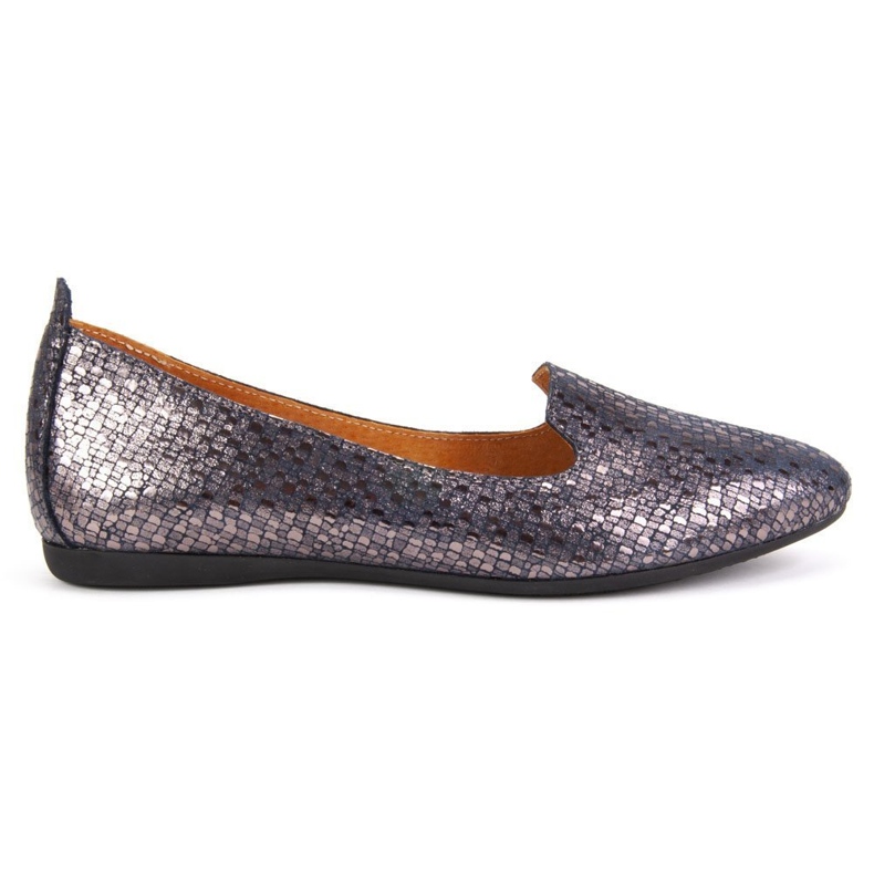 Bailarina Lordsy Filippo H30-324 azul marino plata