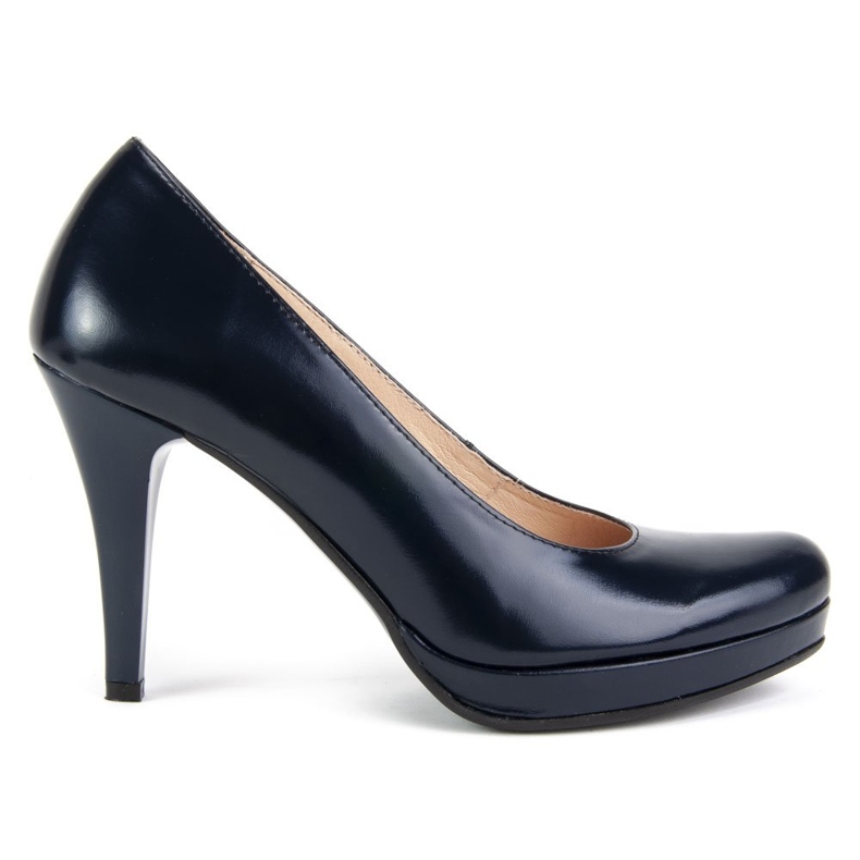 Zapatos De Salón Filippo 747 Azul Marino