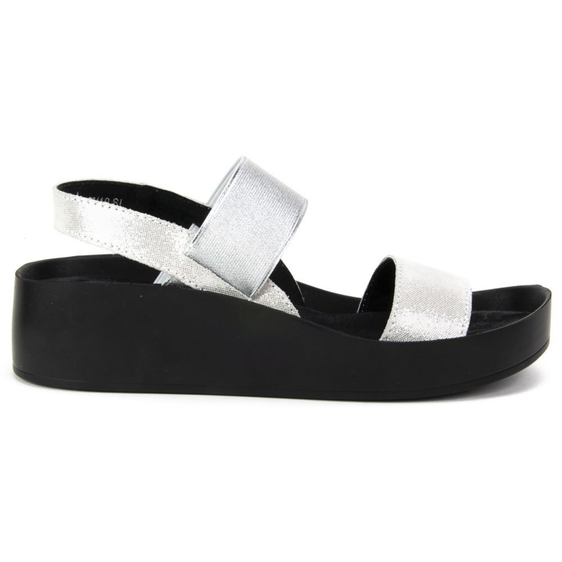 Sandalias Filippo DS767/19 Si Plata gris