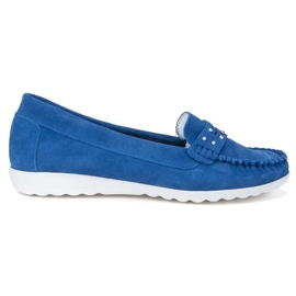 Mocasines Filippo 10092 W. Azul
