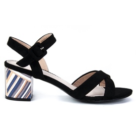 Sandalias Filippo DS818/19 Bk Negro