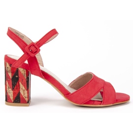 Filippo DS775 / 19 Rd Sandalias rojas rojo