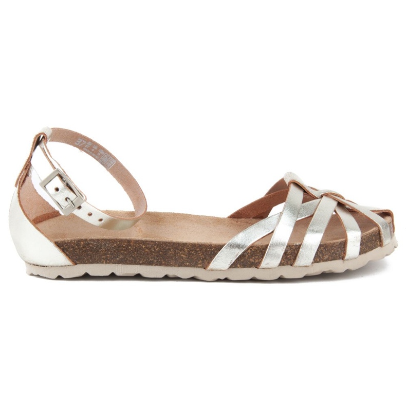 Sandalias Filippo Villa-011 Cristal Platino plata