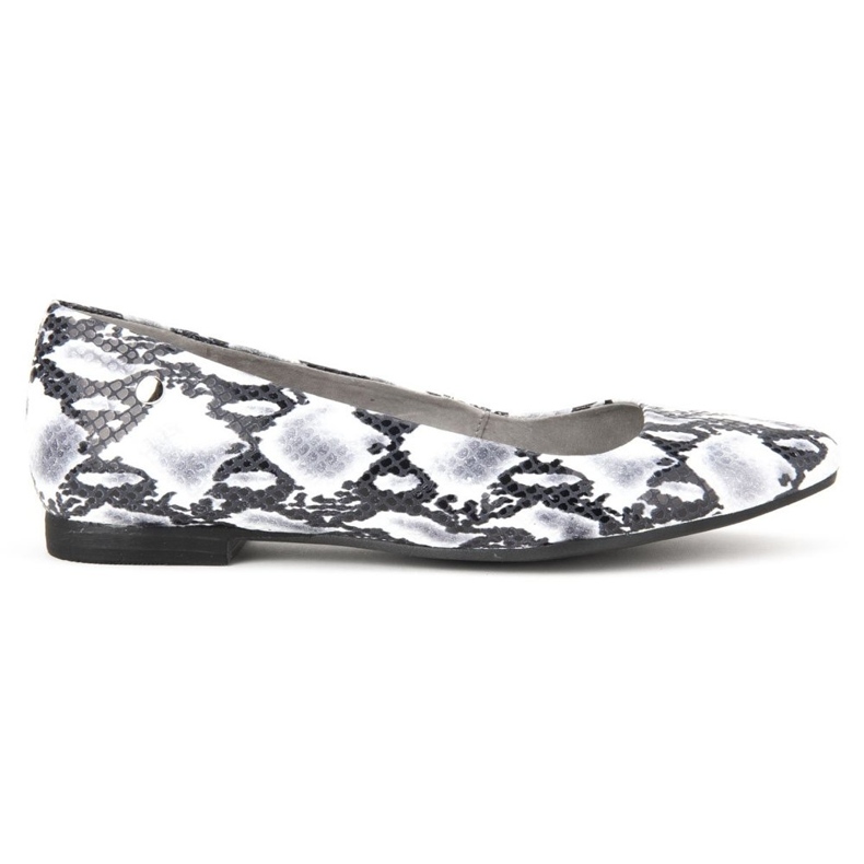 Zapatos Filippo 00873-62/00-5 Serpiente Blanco y Negro gris