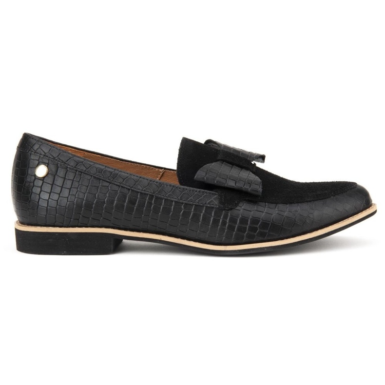 Filippo 04099-61 / 00-1 Zapatos de cocodrilo negro