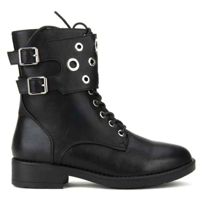 Botas negras Filippo DBT1015/19 Bk negro plata gris Botas negras Filippo DBT1015/19 Bk negro plata gris