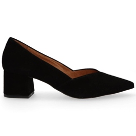 Zapatos Filippo 1410 Ante Negro