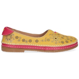 Zapatos de piel Filippo DP1224/20 Yl Amarillo
