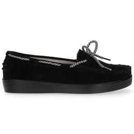 Zapatos de cuero Filippo DP1200/20 Bk negro Zapatos de cuero Filippo DP1200/20 Bk negro