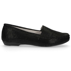 Mocasines de piel Filippo DP005/20 Bk negro