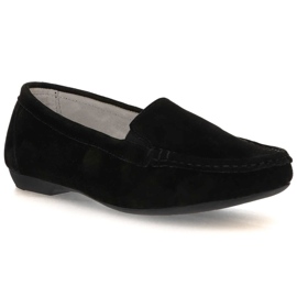 Mocasines de piel Filippo DP644/20 Bk negro