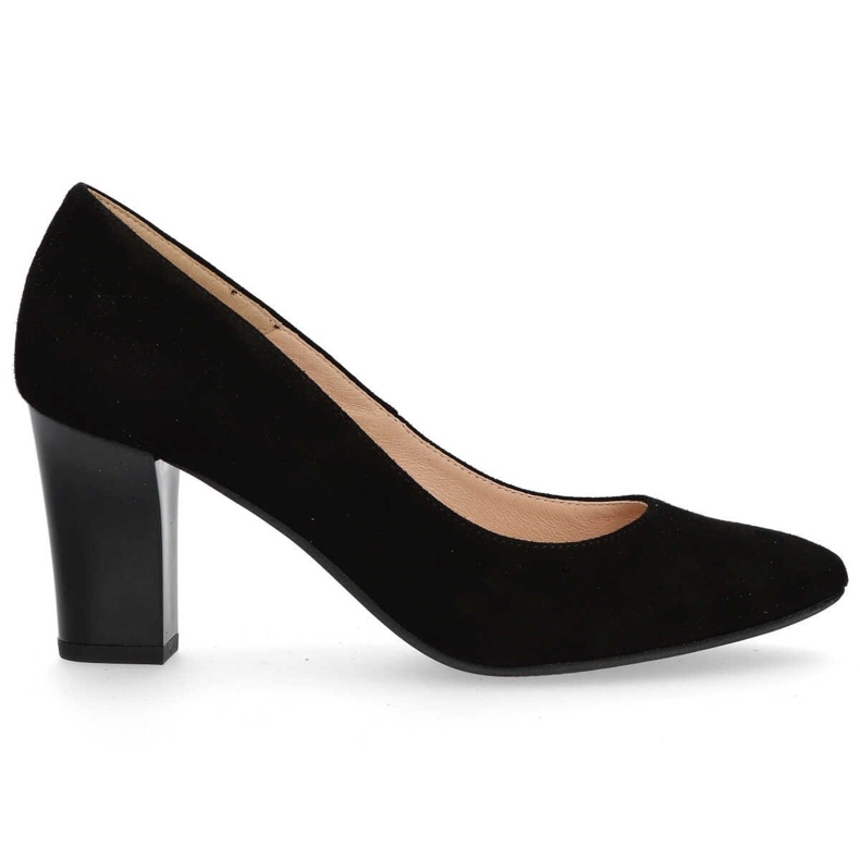 Zapatos De Salón Filippo F637 Ante Negro beige