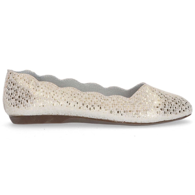 Bailarinas de cuero Filippo DP1336/20 Go dorado amarillo