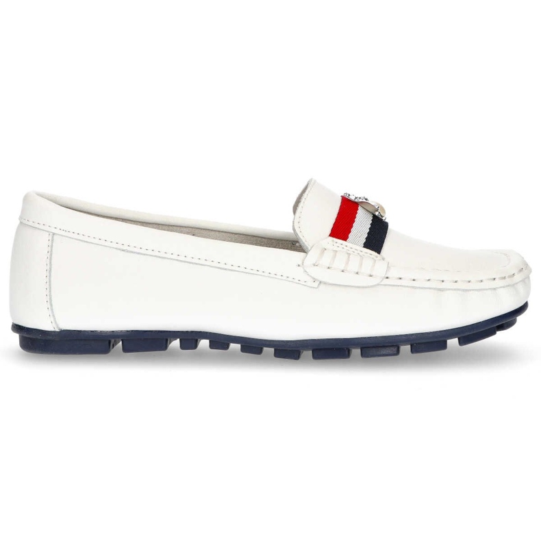 Mocasines de piel Filippo DP1406/20 Wh blanco Mocasines de piel Filippo DP1406/20 Wh blanco