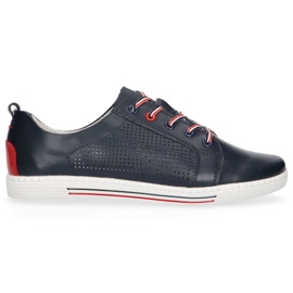 Zapatos de piel Filippo DP008/20 Nv azul marino