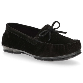 Mocasines de piel Filippo DP1204/20 Bk negro