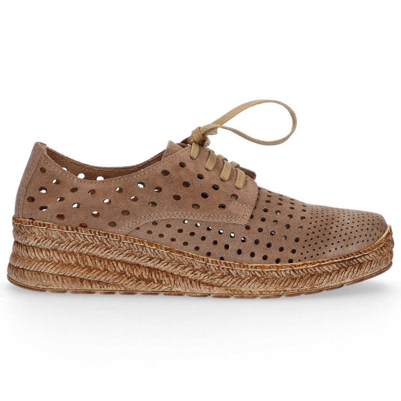 Zapatos Filippo 20071 Velour Taupe marrón