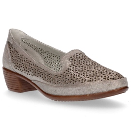 Zapatos de piel Filippo DP1405 / 20 Gr gris