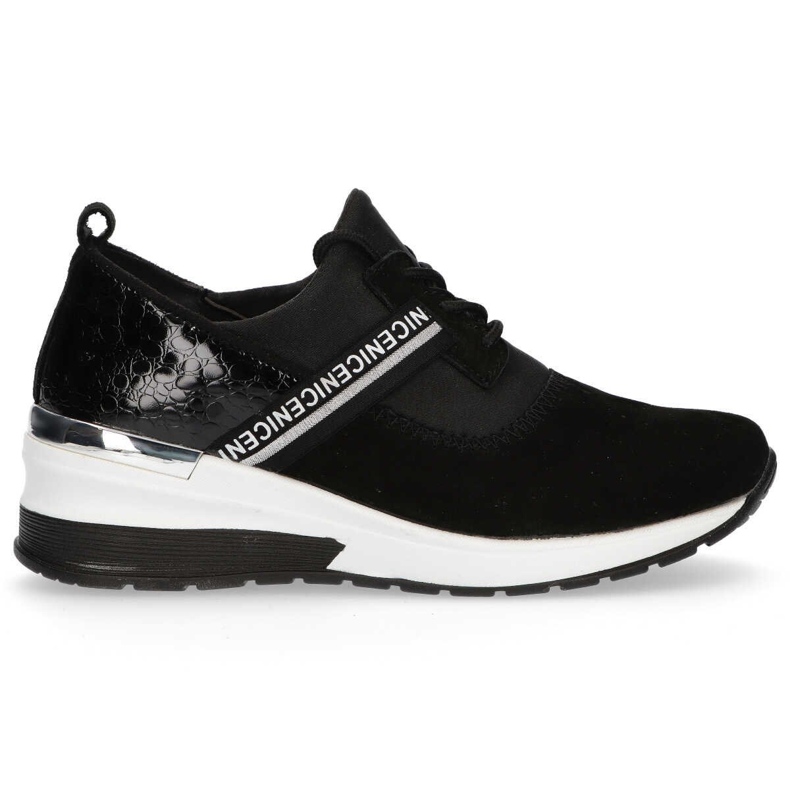 Zapatillas de cuero Filippo DP1388 / 20 Bk negro